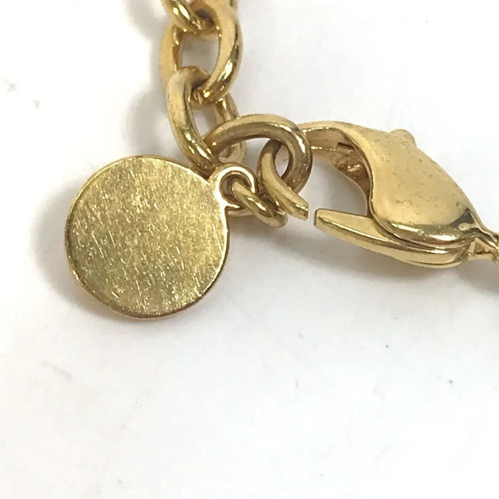 Christian Dior Danseuse Etoile Danseuse Etoile Choker Chain Necklace Metal Gold - Picture 5 of 8